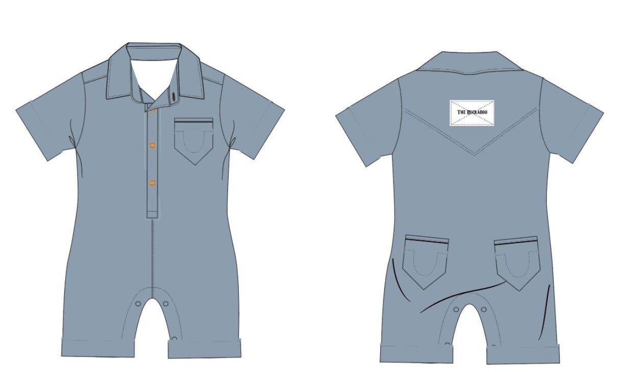 The Buckaroo Romper-COMING SOON