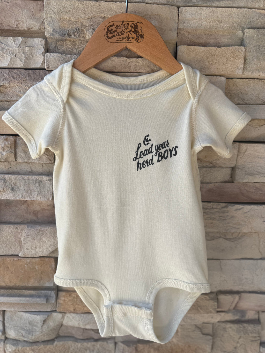 Lead Your Herd Boys Onesie