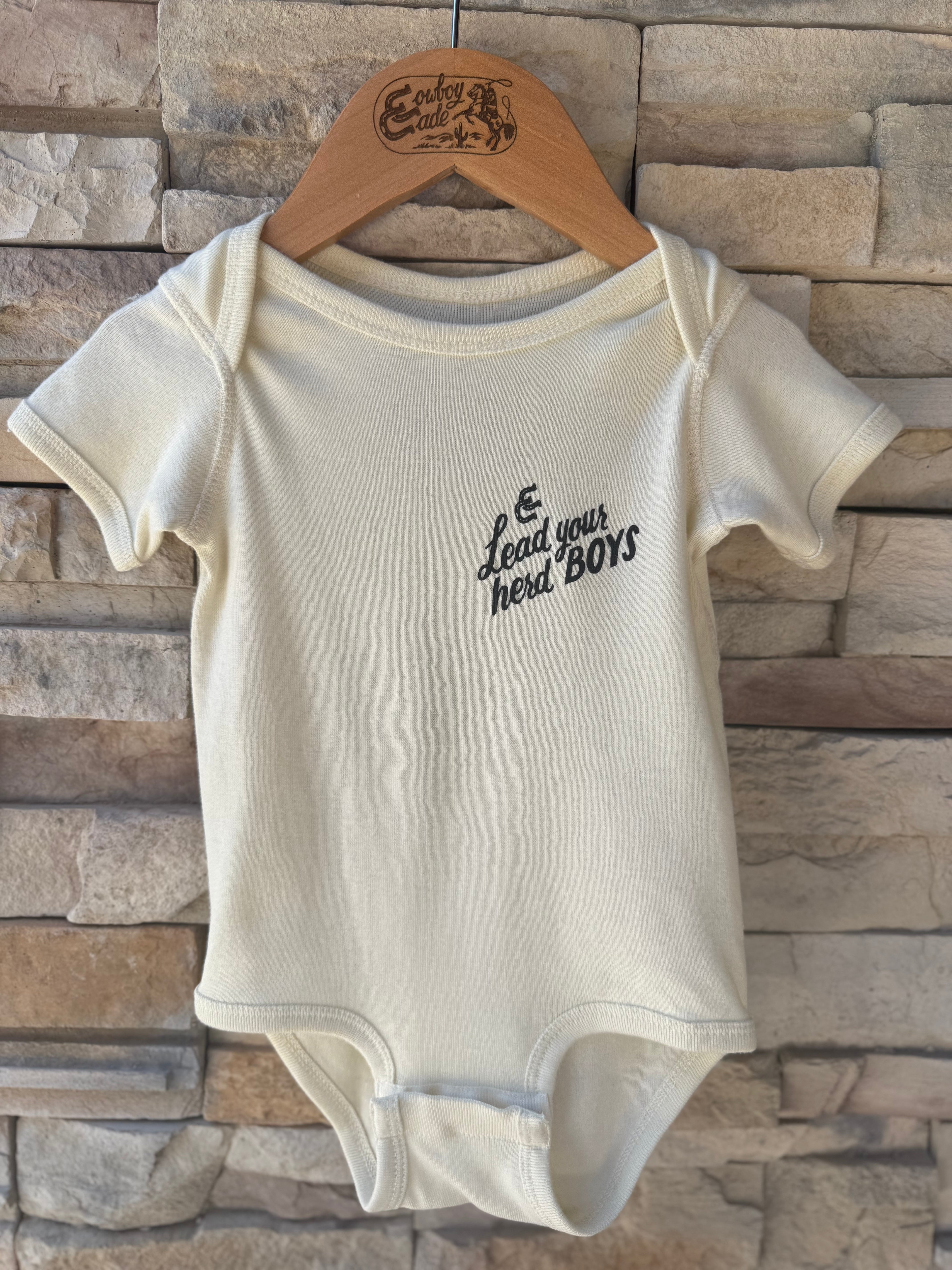 Lead Your Herd Boys Onesie