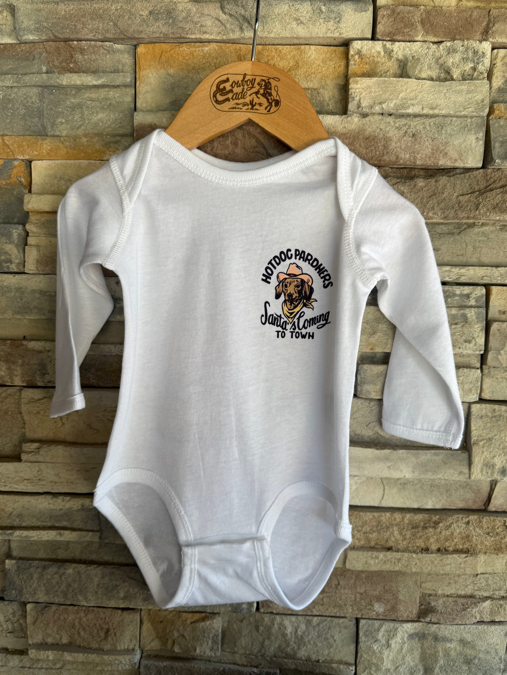 Merry Christmas Ya Filthy Animals LS Onesie