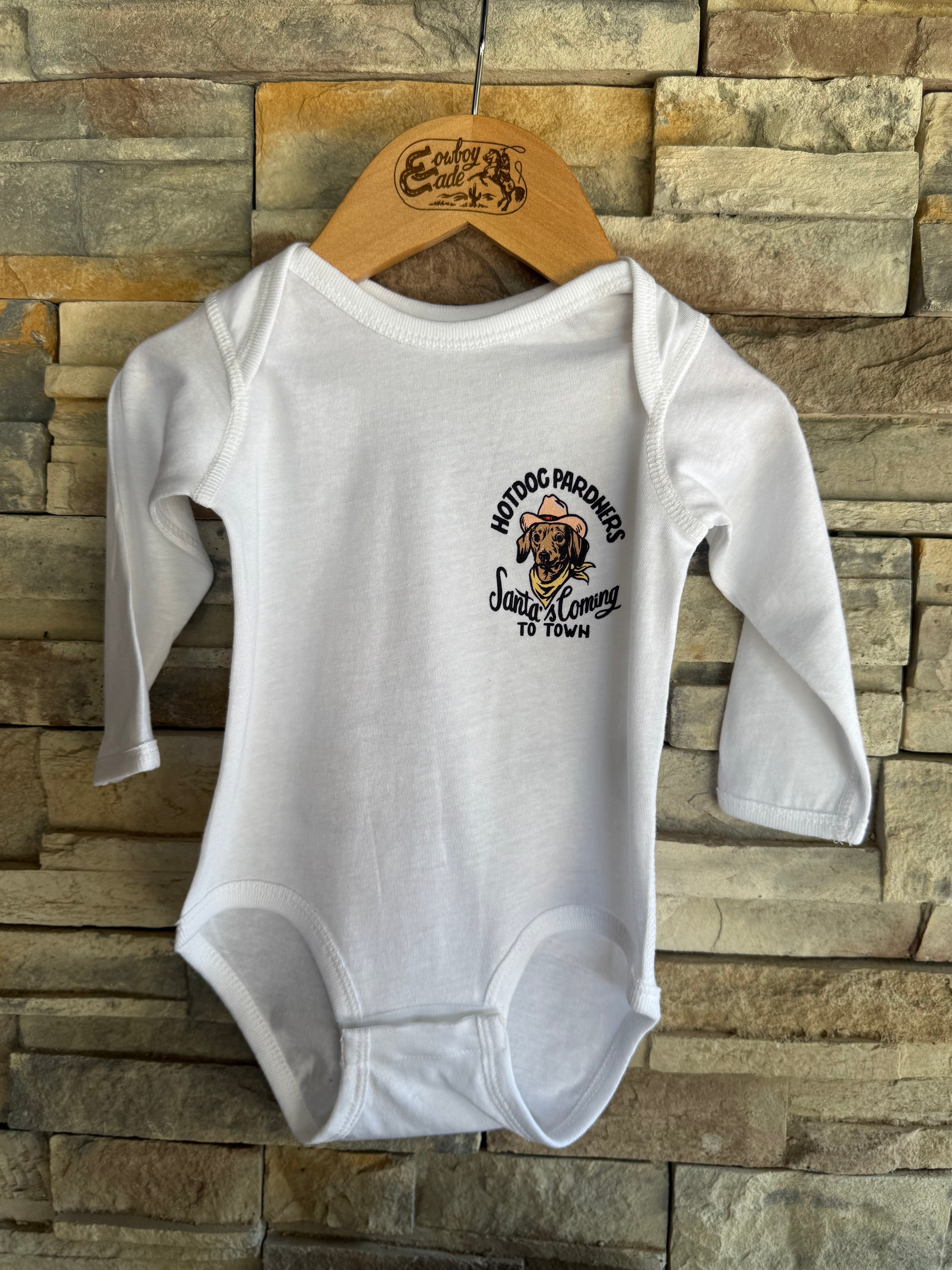 Merry Christmas Ya Filthy Animals LS Onesie