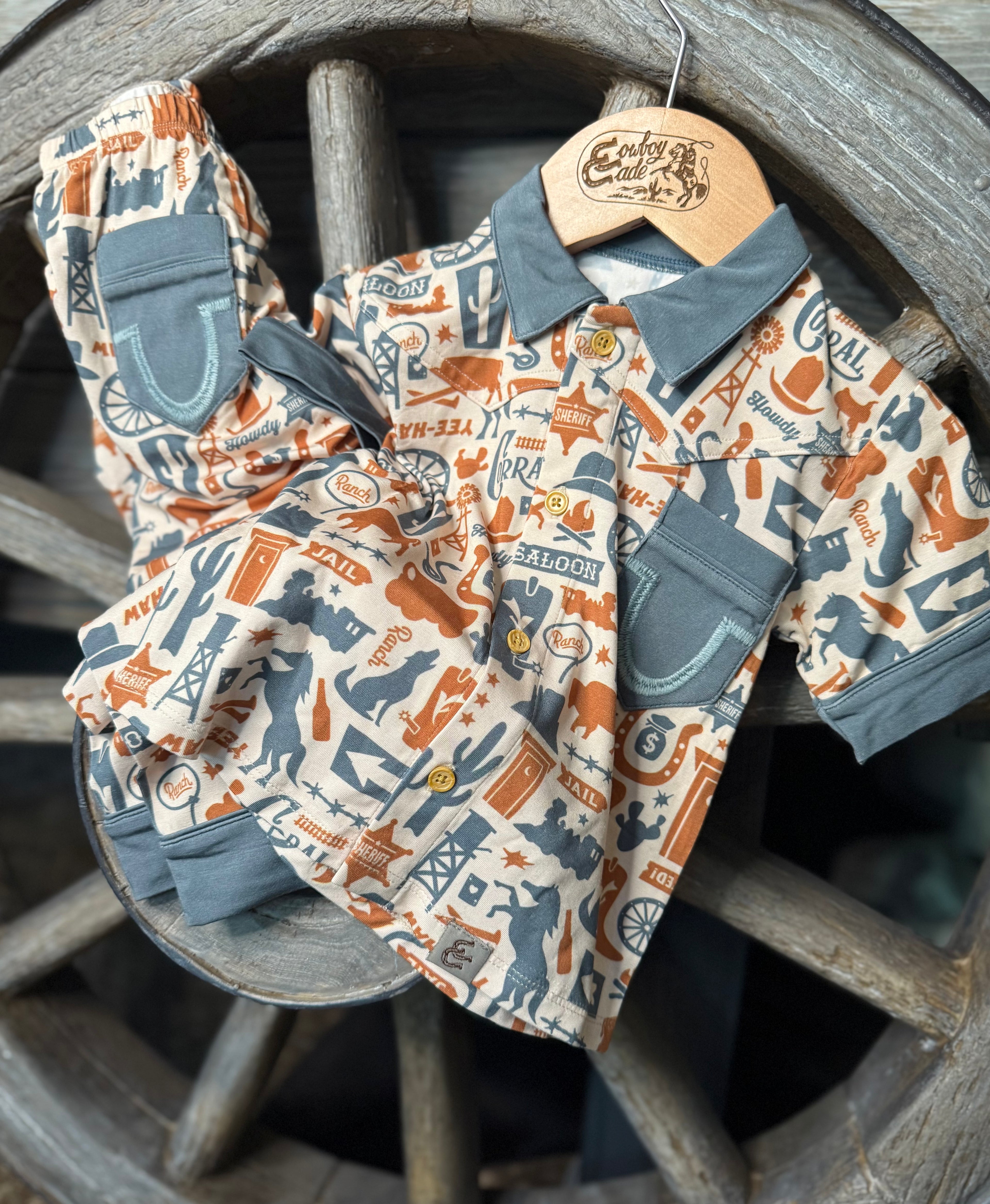 Wild & Western Pajama Set-PREORDER