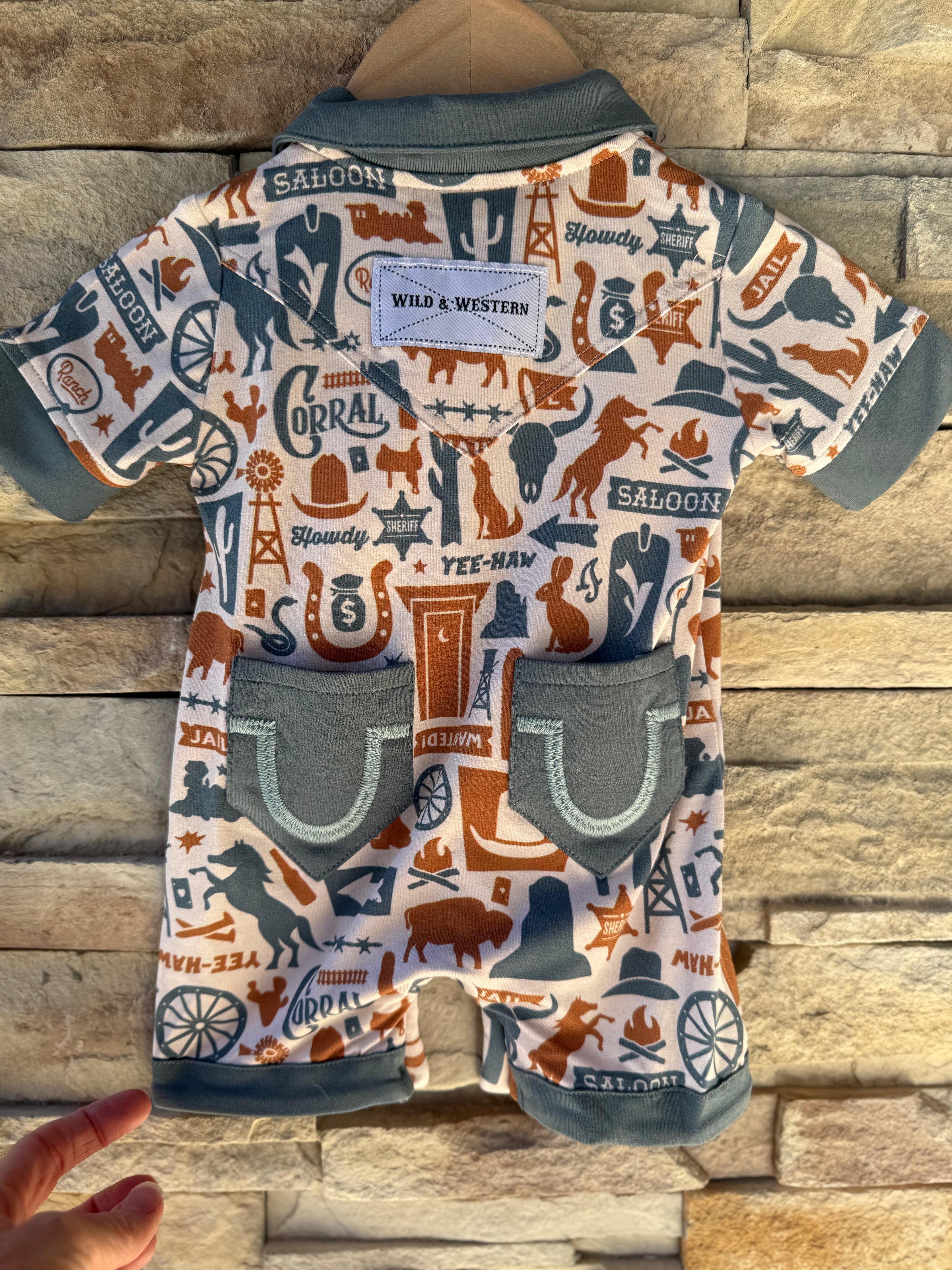 Wild & Western Romper