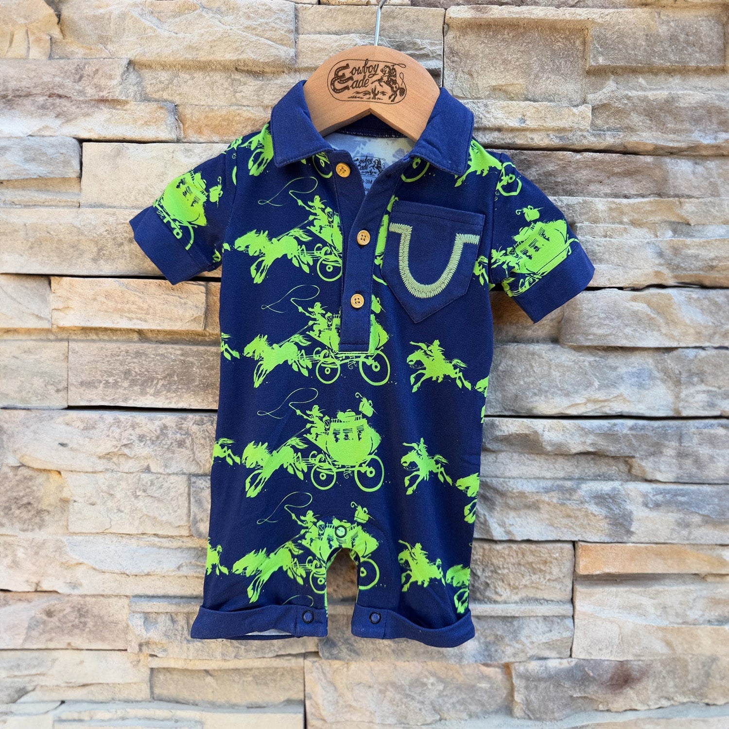 Riding Shotgun Romper-PRE ORDER