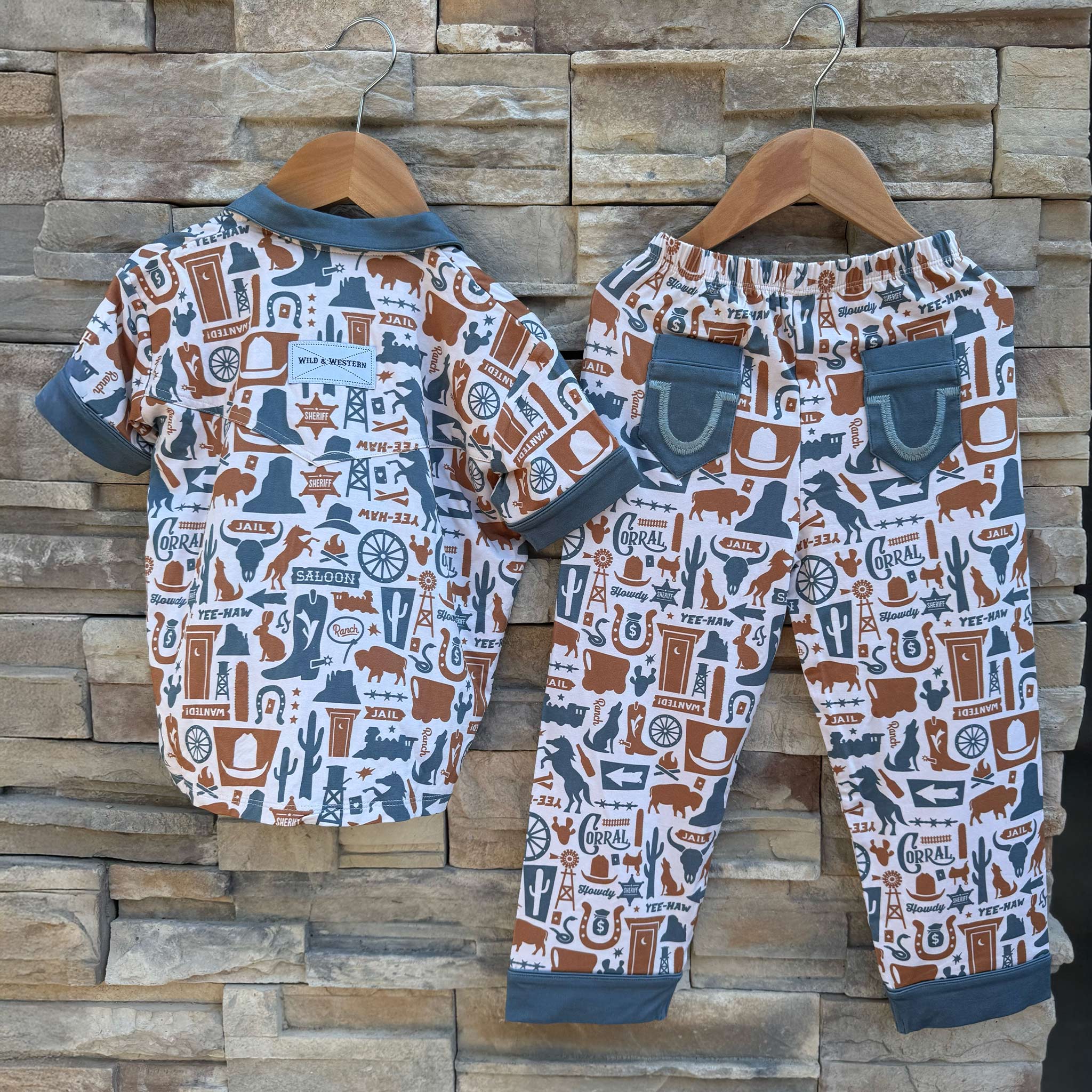 Wild & Western Pajama Set-PREORDER